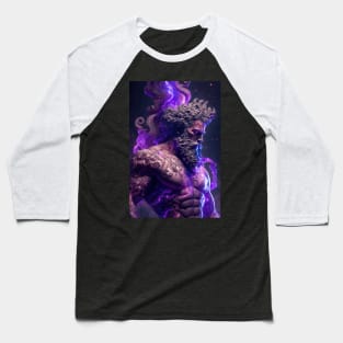 Greece god from space with stars Baseball T-Shirt